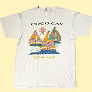 80s BAHAMAS COCO CAY MEDUIM BEACHWEAR TEE